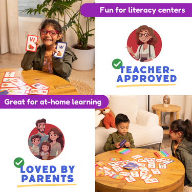 ABC: Learn Uppercase & Lowercase Letters Card Pack.